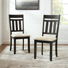 Load image into Gallery viewer, Hayden 2Pc Slat Back Dining Chair Set Slate - 2 Slat Back Chairs
