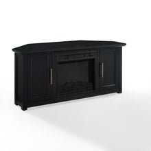 Load image into Gallery viewer, Camden 48" Corner Tv Stand W/Fireplace Black
