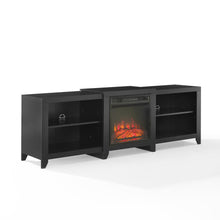 Load image into Gallery viewer, Ronin 69" Low Profile Tv Stand W/Fireplace Black
