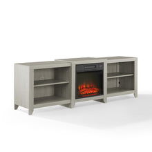 Load image into Gallery viewer, Ronin 69" Low Profile Tv Stand W/Fireplace Whitewash

