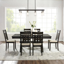Load image into Gallery viewer, Hayden 7Pc Dining Set Slate - Table &amp; 6 Slat Back Chairs
