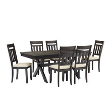 Load image into Gallery viewer, Hayden 7Pc Dining Set Slate - Table &amp; 6 Slat Back Chairs
