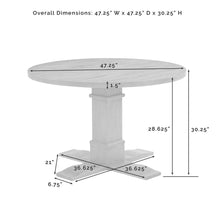 Load image into Gallery viewer, Joanna Round Dining Table Rustic Brown
