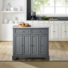 Load image into Gallery viewer, Avery Kitchen Island Distressed Gray
