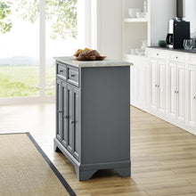 Load image into Gallery viewer, Avery Kitchen Island Distressed Gray
