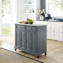 Load image into Gallery viewer, Avery Kitchen Cart Distressed Gray
