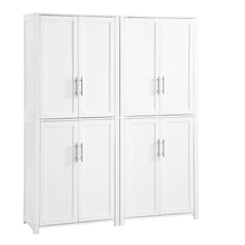 Load image into Gallery viewer, Savannah 2Pc Pantry Set White - 2 Pantries
