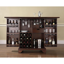 Load image into Gallery viewer, Lafayette Expandable Bar Cabinet Mahogany
