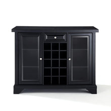 Load image into Gallery viewer, Lafayette Sliding Top Bar Cabinet Black
