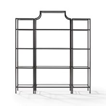 Load image into Gallery viewer, Aimee 3Pc Etagere Set Soft Gold - Large Etagere &amp; 2 Narrow Etageres
