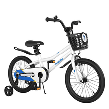 Load image into Gallery viewer, 18 Feet Kid's Bike with Removable Training Wheels-White
