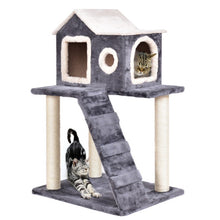 Load image into Gallery viewer, 36 Inch Tower Condo Scratching Posts Ladder Cat Tree
