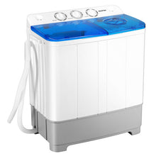 Load image into Gallery viewer, 2-in-1 Portable 22lbs Capacity Washing Machine with Timer Control-Blue
