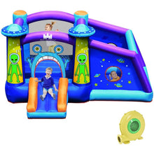 Load image into Gallery viewer, Inflatable Alien Style Kids Bouncy Castle with 480W Air Blower
