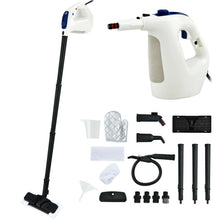 Load image into Gallery viewer, 1400W Multipurpose Pressurized Steam Cleaner With 17 Pieces Accessories-Blue
