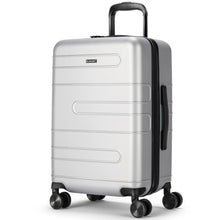 Load image into Gallery viewer, 20 Inch Expandable Luggage Hardside Suitcase with Spinner Wheel and TSA Lock-Silver
