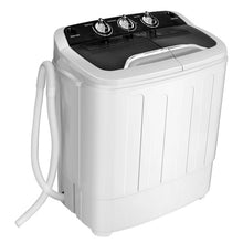 Load image into Gallery viewer, 8 Lbs Compact Mini Twin Tub Washing Spiner Machine for Home and Apartment
