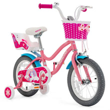 Load image into Gallery viewer, Kids Bicycle with Training Wheels and Basket for Boys and Girls Age 3-9 Years-14"
