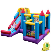 Load image into Gallery viewer, 5-in-1 Inflatable Bounce House with 735W Blower
