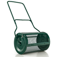 Load image into Gallery viewer, 27 Inch Compost Spreader with Upgrade U-shaped Handle-Green
