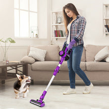 Load image into Gallery viewer, 3-in-1 Handheld Cordless Stick Vacuum Cleaner with 6-cell Lithium Battery-Purple
