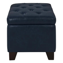 Load image into Gallery viewer, Julian Rectangular Bonded Leather Storage Ottoman
