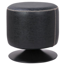Load image into Gallery viewer, Gaia PU Leather Round Ottoman
