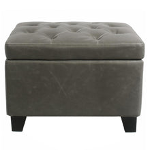 Load image into Gallery viewer, Julian Rectangular Bonded Leather Storage Ottoman
