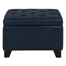 Load image into Gallery viewer, Julian Rectangular Bonded Leather Storage Ottoman

