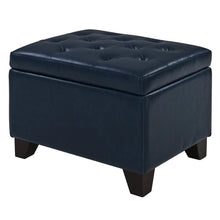 Load image into Gallery viewer, Julian Rectangular Bonded Leather Storage Ottoman
