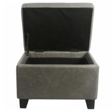 Load image into Gallery viewer, Julian Rectangular Bonded Leather Storage Ottoman
