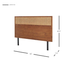 Load image into Gallery viewer, Caine Rattan Queen Headboard
