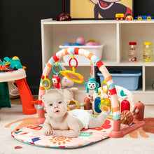 Load image into Gallery viewer, Baby Kick and Play Gym Mat Activity Center with Detachable Piano for Bedroom-Pink
