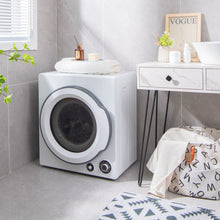 Load image into Gallery viewer, Compact Electric Tumble Laundry Dryer with Stainless Steel Tub-White

