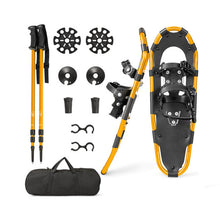 Load image into Gallery viewer, 4-in-1 Lightweight Terrain Snowshoes with Flexible Pivot System-21 inches
