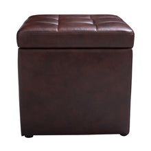 Load image into Gallery viewer, Ottoman Pouffe Storage Box Lounge Seat Footstools
