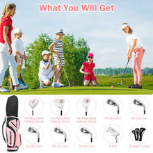Load image into Gallery viewer, 10 Pieces Womens Complete Golf Club Set with Alloy Driver
