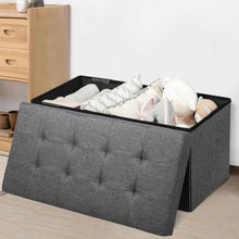 Load image into Gallery viewer, 31.5 Inch Fabric Foldable Storage with Removable Storage Bin-Dark Gray

