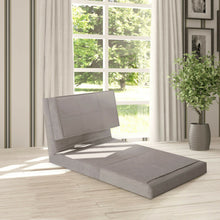 Load image into Gallery viewer, Convertible Lounger Folding Sofa Sleeper Bed-Gray
