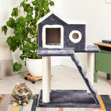 Load image into Gallery viewer, 36 Inch Tower Condo Scratching Posts Ladder Cat Tree
