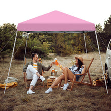Load image into Gallery viewer, 10 x 10 Feet Outdoor Instant Pop-up Canopy with Carrying Bag-Pink

