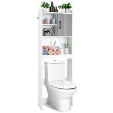 Load image into Gallery viewer, 4-Tier Space-saving Toilet Sorage Cabinet with Open Shelves
