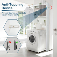 Load image into Gallery viewer, 4-Tier Space-saving Toilet Sorage Cabinet with Open Shelves
