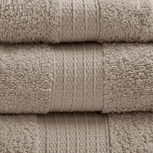 Load image into Gallery viewer, Madison Park Organic 100% Cotton 6 Piece Towel Set- Tan MP73-6629 By Olliix
