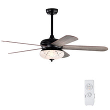 Load image into Gallery viewer, 52 Inches Ceiling Fan with Remote Control-Oak
