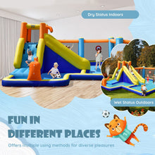 Load image into Gallery viewer, Giant Soccer Themed Inflatable Water Slide Bouncer with Splash Pool without Blower
