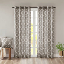 Load image into Gallery viewer, Madison Park Fretwork Print Window Curtain -84" Panel MP40-1282 By Olliix

