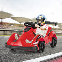 Load image into Gallery viewer, 6V Kids Ride On Go Cart with Remote Control and Safety Belt-Red
