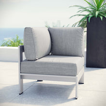 Load image into Gallery viewer, Shore Outdoor Patio Aluminum Corner Sofa by Modway
