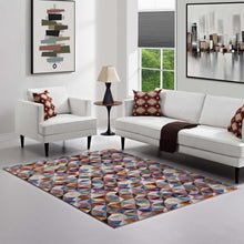 Load image into Gallery viewer, Arisa Geometric Hexagon Mosaic 5x8 Area Rug by Modway
